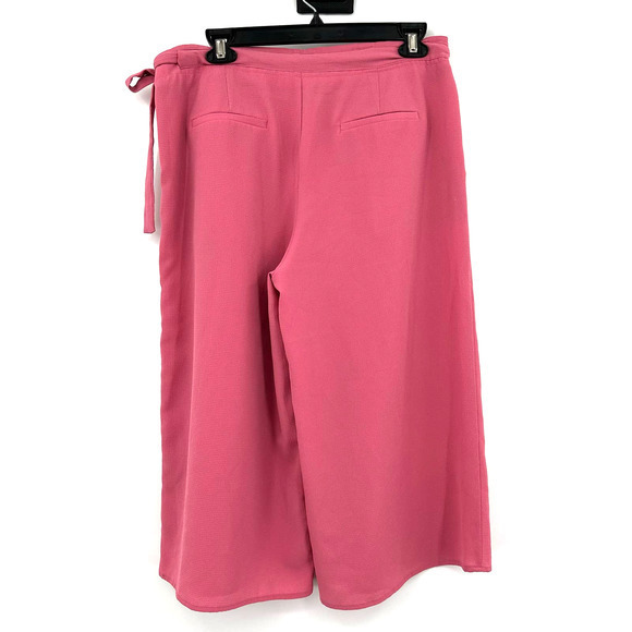 Mango Suit size 6 pink‎ dress pants side zipper with tie has pockets - Picture 2 of 5